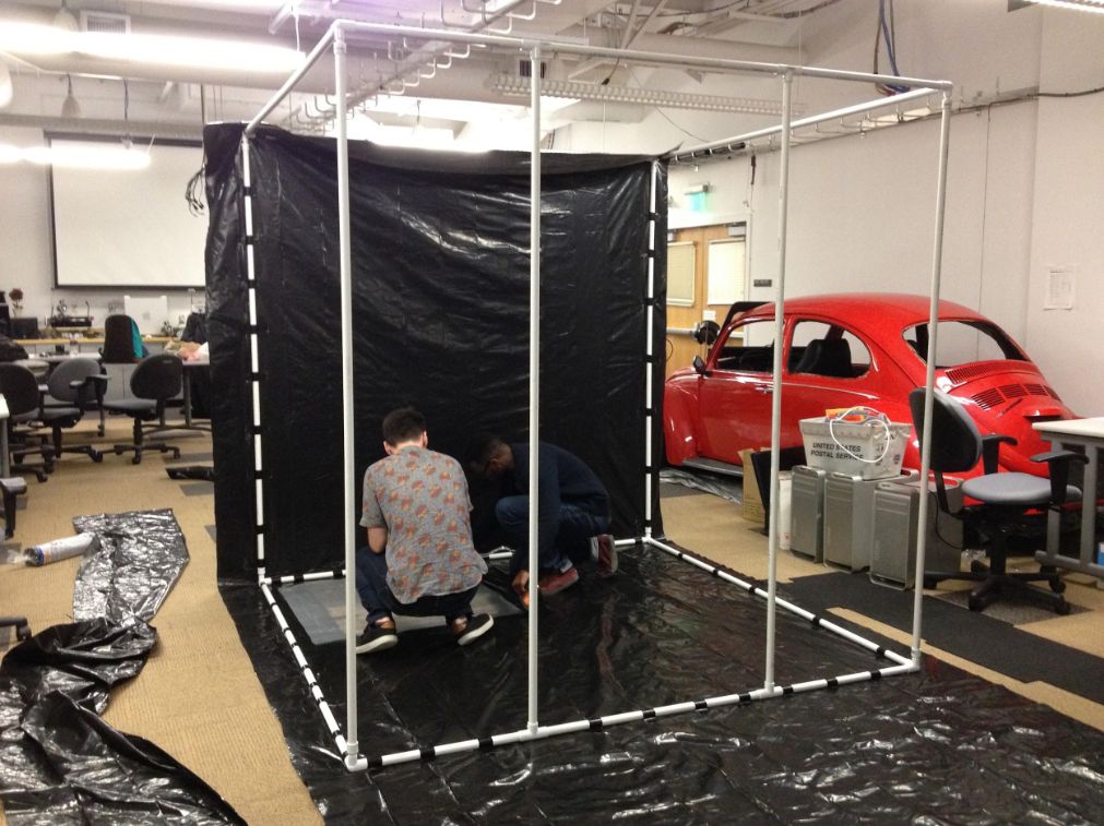 Physical prototyping in the VBT Graduate Lab (Click to enlarge)