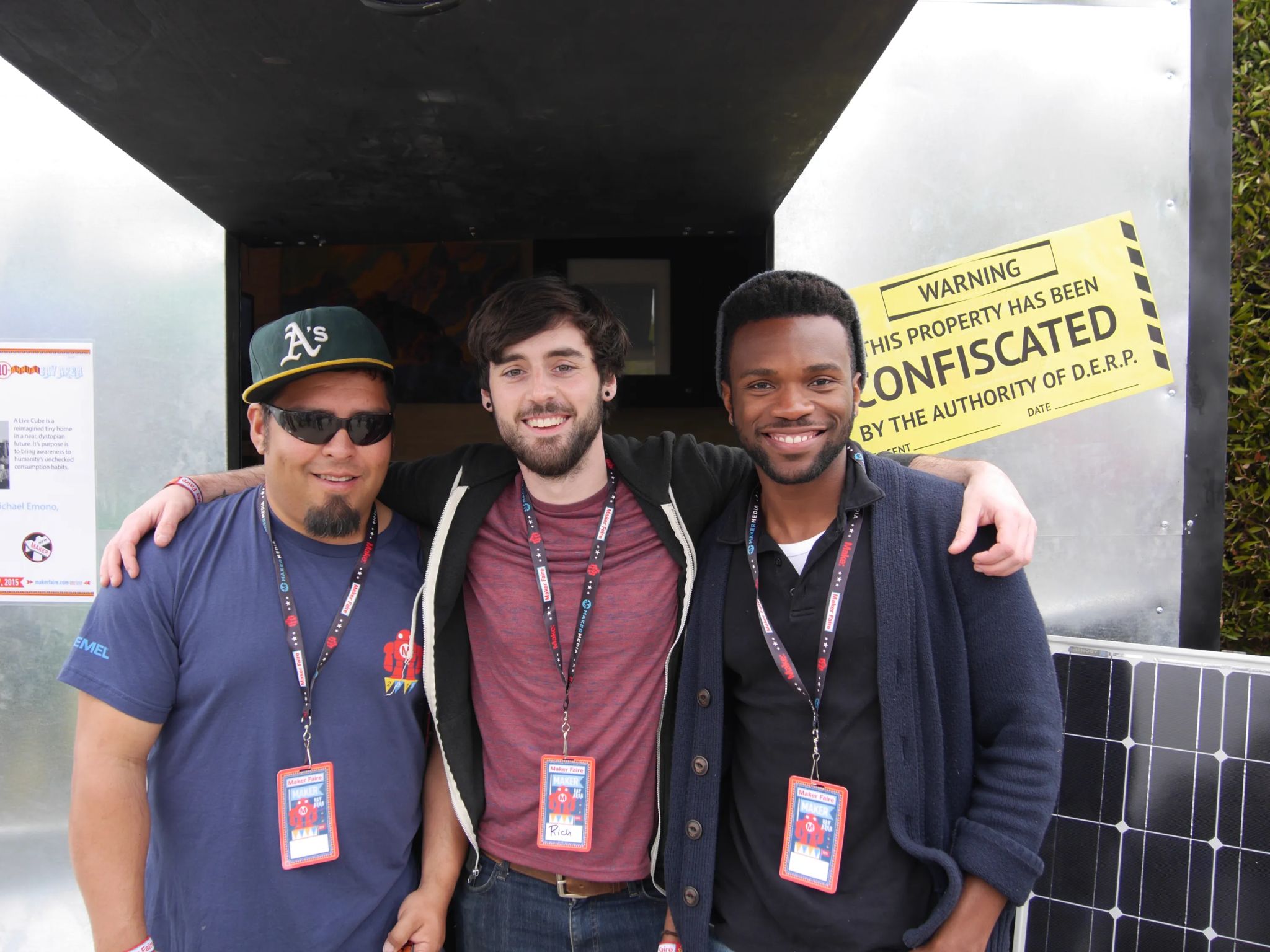 The Live Cube team at Maker Faire